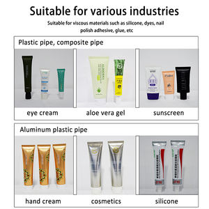 Machine de remplissage et de scellage semi-automatique pour tubes avec système de chauffage par pistolet à air froid pour les applications alimentaires, de boissons et chimiques - Product Image 5