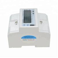 Medidor de Kwh electrónico Digital monofásico de carril Din de clase 1 de alta precisión Medidor de energía eléctrica Digital con RS485