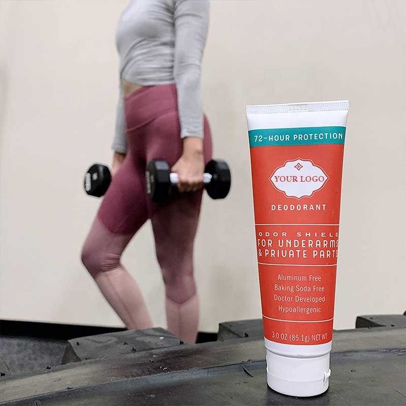 OEM новый органический травяной Дезодорант-крем на 72 часа, антиперспирантный лосьон для влажных рук, ног, подмышек, частные детали