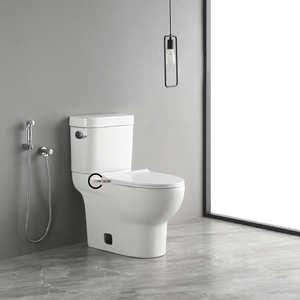 Inodoro de Cerámica Blanco para Baño, Inodoro de Una Pieza - Product Image 5