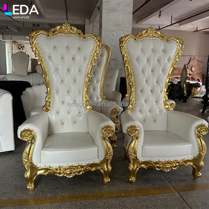 LEDA Artículos para Fiestas y Eventos, Sofá Estilo Palacio Dorado, Sillones para Novios, para Banquetes de Boda en Hoteles - Product Image 1