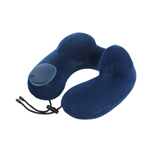 Almohada de Viaje en Forma de U, Inflable, Portátil, Soporte para el Cuello, 35cm x 32cm x 15cm, Plegable, Ecológica, para Viajar - Product Image 2