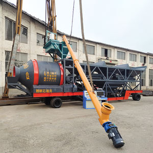 Preisgünstige Mobile Betonmischanlage mit Trommelmischer, Transportable Mischanlage - Product Image 5