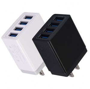 Factory Wholesale QC3.0 35W 5.1A European Standard US Standard UK Standard <b>Tablet</b> 4USB Cell Phone Charger for Laptop LED - Product Image 2