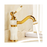 Classique Antique 360 ° Rotation Bassin Robinets Robinet D'eau En Laiton Pont Monté Salle De Bains Robinets Mélangeurs Robinets
