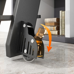 Cán thư viện thang Kit thư viện trượt Thang trượt kệ sách Tủ thư viện Thang cho nhà bếp - Product Image 3