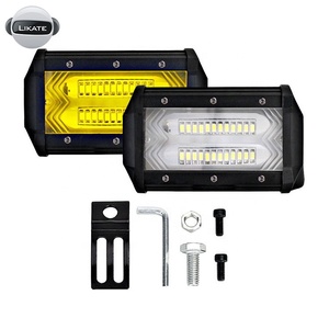Barra de luz de trabajo Luz de trabajo de 12 V 72 <span class=keywords><strong>W</strong></span> 6000 <span class=keywords><strong>K</strong></span>, con bombilla de faro de motocicleta LED con chip LED de coche de 5 p - Product Image 3