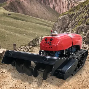 Obral Mesin dan Perlengkapan Pertanian Traktor Mini Crawler Cultivator Mini Crawler Remote Control