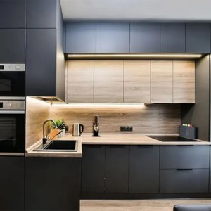 Armoire de cuisine en plastique 	 Armoire de cuisine française 	 <span class=keywords><strong>Film</strong></span> PVC pour armoires de cuisine - Product Image 2