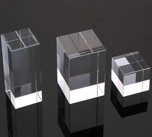 Bán buôn K9 trống Tinh thể thủy tinh khối lập phương cho 3D khắc laser 3D laser tinh thể ảnh Cube cho món quà lưu niệm - Product Image 2