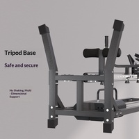 FRS Machine à câble multifonctionnelle simple face en acier avec Lat Pulldown et Low Row, charge maximale 300 kg, pour entraînement de force à domicile