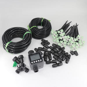 Système d'irrigation goutte à goutte avec minuterie numérique, arrosage automatique pour jardin, utilisation extérieure, tuyau de 20 mètres et kit d'arrosage - Product Image 4