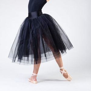 A2329 Falda de tutú esponjosa de baile negro <span class=keywords><strong>largo</strong></span> para adultos Venta al por mayor Faldas de medio tutú blancas Falda de mujer <span class=keywords><strong>Tutu</strong></span> - Product Image 2