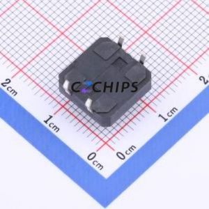 TSF001A07026A Tactile Switch DIP-4P,12x12mm Switch Round Button 2.6N Through Hole 12mm - Product Image 2