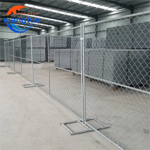 Chất lượng cao 6x12ft hàng rào xây dựng di động sử dụng giá rẻ Chuỗi liên kết xây dựng tạm thời trang web sự kiện hàng rào - Product Image 1
