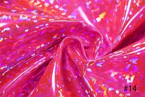 BY8026 miroir holographique hologramme vinyle cuir tissus résistant à l'abrasion canapé sacs à main chaussures meubles artisanat décoratif - Product Image 4