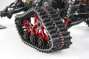 Rofun BAHA450AS Buggy RC professionnel <span class=keywords><strong>de</strong></span> type chenille pour <span class=keywords><strong>la</strong></span> neige, <span class=keywords><strong>motoneige</strong></span> avec télécommande LCD 2,4 GHz, moteur à essence nitro 45cc, amortisseurs CNC - Product Image 3