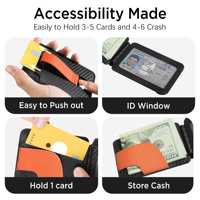 Imanes N52 con Succión Magnética para la Parte Trasera del Teléfono Móvil, Tarjetero Magnético para Hombre, Porta Tarjetas, Cartera Magnética