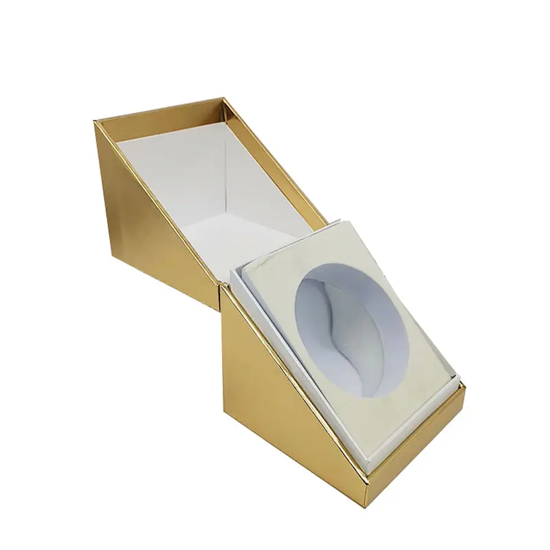 Boş hediye kutusu sanat toptan özel geri dönüşümlü baskı hediye paketleme mumluklar ambalaj kuşe kağıt özelleştirilmiş moda/