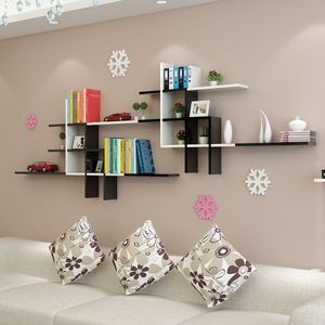 Decoración de Pared para el Hogar, Estantes <span class=keywords><strong>Flotantes</strong></span> de Pared con Cuerda para Colgar, Juego de Estantes Decorativos de Madera para Pared - Product Image 4