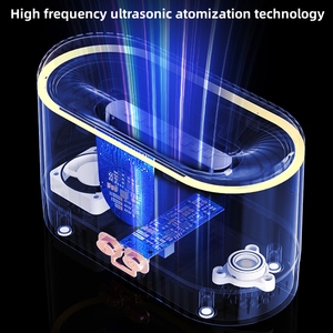 Ev uçucu yağ simülasyon ultrasonik elektrikli alev aroma YAYICI gece lambası ile - Product Image 4