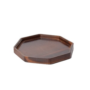 Plateau de service en bois de noyer en forme d'étoile pour hôtel, maison, dessert, gâteau - Product Image 3