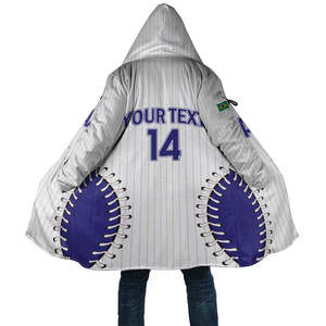 Chaqueta de Longitud Media con Estampado Completo del Campeón del Clásico Mundial de Béisbol de Brasil 2026, Chaqueta con Capucha y Forro Polar, con Cremallera, para Hombre, para Exteriores - Product Image 3
