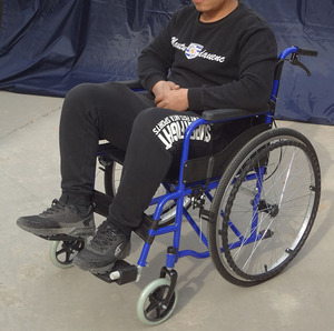 Silla de Ruedas de transporte para adultos, silla plegable ligera, estándar, manual, proveedor de terapia de rehabilitación