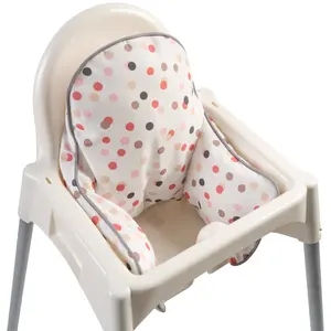 Custom Printed Waterproof Baby Antilop High Chair Accessories Inflatable Supporting Highchair Cushion Pillow Cover with Liner