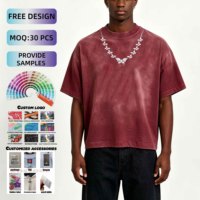Camiseta Formal de Punto Grueso con Impresión DTG Personalizada, 100% Algodón, Corte Regular para Hombre, Estilo Vintage, Teñida con Efecto Desgastado por el Sol y Lavado Ácido