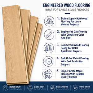 Natural Herringbone Oak <b>Engineered</b> <b>Flooring</b> For Residential Apartment Hotel Villa Interior Decoration - Product Image 3