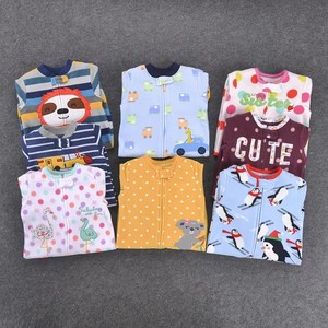 Pijamas de Invierno Personalizables de Fábrica, Cálidos, de Lana <span class=keywords><strong>Polar</strong></span>, para Bebés de 0 a 1 Año, con Mangas Largas y Cierre de <span class=keywords><strong>Cremallera</strong></span>, Unisex - Product Image 2