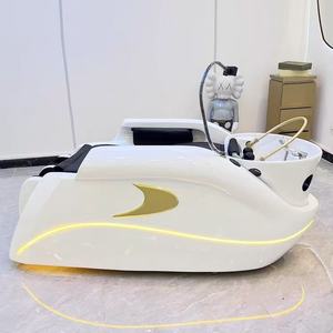 Lit de massage électrique moderne pour salon de coiffure, durable, fauteuil de lavage allongé - Product Image 6