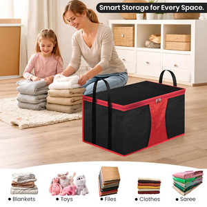 Plus Size <b>Comforter</b> Container Home Storage Organizer Blanket Clothing Storage Bags Custom Extra Large Moving Storage Bags - Product Image 5