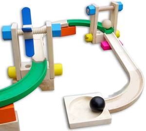 Popolare Set Educativo di Pista per Biglie, Giocattolo Musicale in Legno, Gioco Interattivo Creativo per l'Apprendimento della Prima Infanzia - Product Image 3