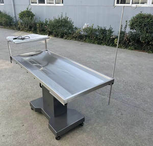 Tavolo operatorio veterinario per cani di sollevamento elettrico in acciaio inossidabile per operazioni mediche - Product Image 6