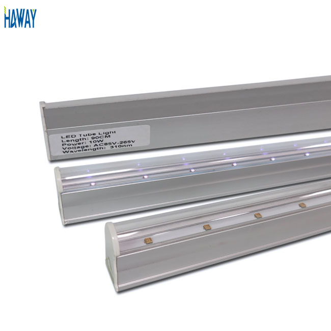 Customized 254nm 310nm T5 Integration LED UV Tube Light 220VAC 90cm 10W 18W