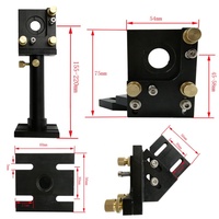Nouveaux kits de têtes laser pour machine de gravure et de découpe CO2, lentille de focalisation, support de miroir réflecteur, diamètre 20 mm, FL 50,8 mm/63,5 mm, longue durée de vie