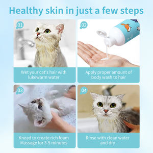 Shampoo pour <span class=keywords><strong>chat</strong></span> GJYC PET sans larmes, doux, <span class=keywords><strong>antifongique</strong></span>, pour chaton, shampooing pour <span class=keywords><strong>chat</strong></span> moelleux et désodorisant - Product Image 5