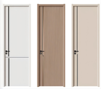 Portes en bois Haotian, insonorisées et résistantes à l'humidité, écologiques, personnalisables