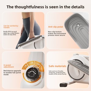 Mini <span class=keywords><strong>Stepper</strong></span> <span class=keywords><strong>Elliptique</strong></span> Silencieux en Acier pour Exercice Aérobie et Fitness à Domicile, Modèle Compact pour l'Amélioration de la Forme Physique et la Beauté, Idéal pour l'Entraînement Transfrontalier - Product Image 2