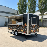 Personnalisation de camions-remorques alimentaires entièrement équipés avec équipement de cuisine complet