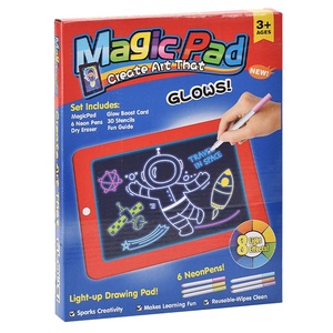 Outil d'apprentissage 3D Stylo magique Peinture Magique Lumière LED Tableau de dessin <span class=keywords><strong>lumineux</strong></span> Tableau d'écriture Lumière magique Tableau de dessin <span class=keywords><strong>lumineux</strong></span> pour enfants - Product Image 1