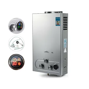 LPG/LNG 6L/8L/10L/12L/16L/18L Propane Gas Tankless Stainless Boiler Instant Electric Water Heaters