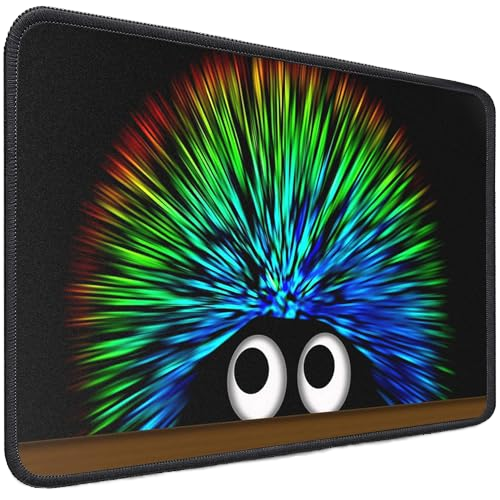 Sidorenko Gaming Mouse Pad 280x2mm-Special Surface Improves Speed & Precision Non-Slip Rubber Base Black Fabric