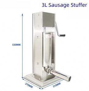 Embutidora Manual Vertical de Alta Calidad de 2L, 3L, 5L, 7L para Salchichas, Embutidora de Jamón y Salchichas - Product Image 3