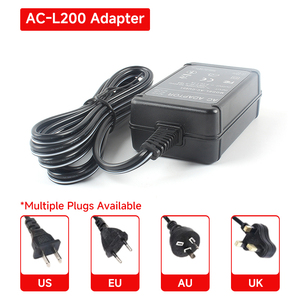 Cargador de Corriente Alterna AC-L200 Estándar AU para Videocámaras Sony Handycam Serie DCR-SR, Alimentación de Red de 100-240V con Enchufe Europeo - Product Image 1