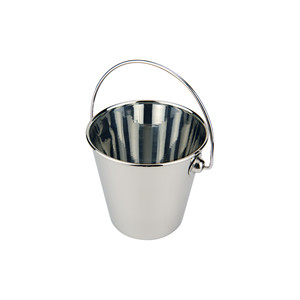 Mini seau en acier inoxydable avec poignée 7 × 7 cm Ilsa portions individuelles - Product Image 1