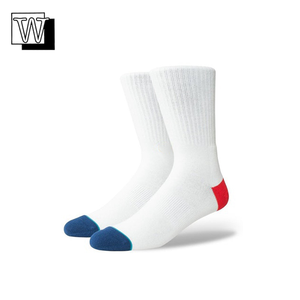 KTJ-0607-1 Männer Socken 100% Baumwolle Weiß Kleid Socken <span class=keywords><strong>Plain</strong></span> White Socken Männer - Product Image 3