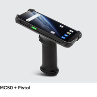 PDA Industrial Chainway MC50 con Escáner de Código de Barras Zebra SE4710, Lector RFID UHF Portátil y Resistente, Compatible con Red 5G